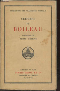 "Oeuvres de Boileau (""Collection des Classiques français"")"