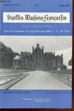Vieilles Maisons Françaises n°39 Janvier 1969. Sommaire :La Bastide d'Engras (Gard) par le Duc de Castries - Le château de Balleroy (Calvados) par G. ...