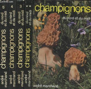 Champignons du nord et du midi Tome 2 à 5 - en 4 volumes (Tome 1 manquant) : Les meilleurs comestibles - Bolétales et aphyllophorales - Hydnaceae, gasteromycetes, ascomycetes - Les russules