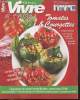 Vivre à table n°6 Eté 2014 : Tomages et courgettes - Cuisine estivale - Desserts fraîcheurs - 41 recettes salées et sucrées - Légumes du soleil et ...