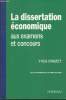 La dissertation économique aux examens et concours. Crozet Yves