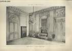 "Maison Rue Royale n°13 : Le grand Salon du premier étage - Planche n°5 en noir et blanc extraite de l'ouvrage ""Les Vieux Hôtels de Paris : Le ...