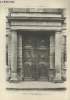 "Hôtel Junot d'Abrantes rue Boissy d'Anglas n°12 : Portail d'entrée démoli en août-septembre 1911 - Planche n°24 en noir et blanc extraite de ...