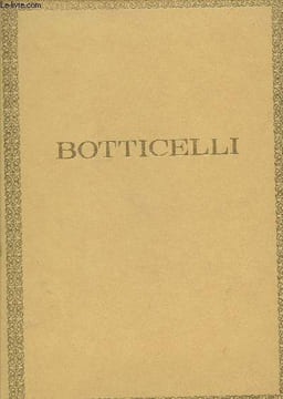 "Botticelli (Collection : ""Ecole italienne"")". Fosca François