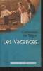 Les Vacances (Collection : "Jeunesse"). Comtesse de Sgur