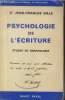 "Psychologie de l'écriture : Etudes de graphologie (Collection : ""Bibilothèque Scientifique"")". Gille Jean-Charles