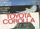 Lot de 3 plaquettes Toyota Corolla - Toyota Corolla Lift Back. Collectif