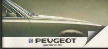 Peugeot gamme 83. Collectif