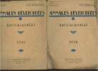 Physique 1 et 2 (en deux volumes) : Annales développées Baccalaurétat novembre-décembre 1936. Boullay Ch.