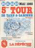 5ème Tour de Tarn & Garonne : 20-21-22-23 Mai 1983. Collectif