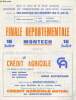 Deux brochures : Concours de conducteurs de tracteurs : Finale d&eacute;partementale Montech 16 juillet - Concours agricole 29-30 sept. 1er oct. 197 ...