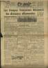 Ce Soir n°1.058 - 9e année : Mercredi 7 février 1945 : Les troupes françaises déciment les divisions allemandes encerclées à l'ouest de Colmar - Le ...