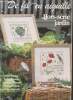 De fil en aguille hors-série n°2 Juin 2001 : Jardin. Sommaire : Planche botanique aux fleurs - Ornements de jardin - Planche botatinque aux fruits - ...