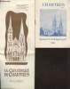 "Lot de deux brochure sur la Cathédrale de Chartres : Mémento-Toursitique 1966 + 1 dépliant ""La Cathédrale de Chartres""". Collectif