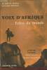 Voix d'Afrique... échos du monde : Livre de lecture cours moyen - Classes terminales. Ekoka Diboti, Dogbeh Richard