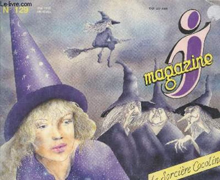 J Magazine n°129 Mai 1992. Sommaire : Poème amoureuse de l'eau - Le chien qui voulait être chat par Philippe Corentin - La sorcière Cocoline - Le ...