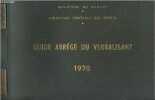 Guide abrégé du verbalisant 1978 en matière de contributions indirectes et réglementations assimilées. Ministère du Budget, Direction Générale des ...