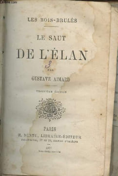 "Le saut de l'élan (Collection ""Les Bois-brulés"") 3ème édition". Aimard Gustave
