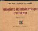 Mémento hooepathique d'urgence - 7ème édition. Chavanon, Levannier Drs.