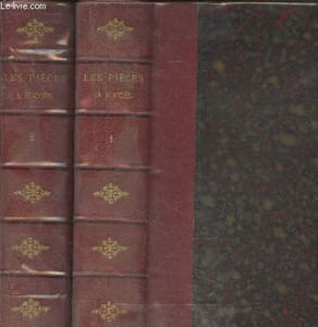 Les pièces à succès tomes 1 et 2 (en deux volumes) Petin, Mouillarbourg et Consorts fantaisie en un acte - Grandeur et servitude - La Berrichonne - Un verre d'eau dans une tempête - L'Affaire Champignon - La Visite - Le Pauvre bougre et le bon génie -