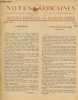 Notes Africaines n°23 Juin 1944 - Bulletin d'information et de correspondance de l'Institut Français d'Afrique Noire. Sommaire : Médecine populaire ...