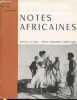 Notes Africaines n°121 Janvier 1969 - Bulletin d'information et de correspondance de l'Institut Français d'Afrique Noire. Sommaire : La culture wolof ...