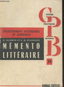 Mémento littéraire : Enseignement secondaire et supérieur (Collecction des guides pratiques n°13)