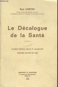 Le Décalogue de la Santé
