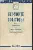 "Economie politique Tome 1 (Collection ""Précis Dalloz"") - 5ème édition". Guitton Henri