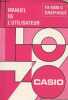 Manuel de l'utilisateur FX 6800G Graphique Casio. Collectif