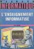 "L'enseignement informatisé (Collection ""Informatique"")". Rougé Ernest
