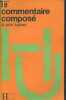 "Le commentaire composé (Collection ""Université"")". Auffret Serge, Auffret Hélène