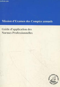 Mission d'examen des comptes annuels : Guide d'application des normes professionnelles (Janvier 1993)