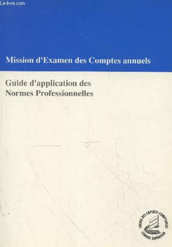 Mission d'examen des comptes annuels : Guide d'application des normes professionnelles (Janvier 1993). Collectif