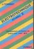 Electrotechnique niveau 2 - Enseignement professionnel pr&eacute;paration CAP-BEP. Torrent J.