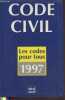 Code Civil - Nouvelle édition 1997. Collectif