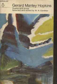 Poemps and prose of Gerard Manley Hopkins. Manley Hopkins Gérard, Gardner W.H.
