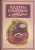 Recettes d'automne à petit prix. Collectif