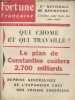 Fortune Française 2 année n°39 Vedredi 10 Juillet 1959 : Qui chome et qui travaille ? Le plan de Constantine coûtera 2.700 milliards - Reprise ...