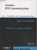 Annales BTS Communication : E5 - Activités de communication - 5 études de cas corrigées et détaillées. Richard-Lanneyrie Sophie