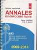 Annales du concours PACES - UE1 : Atomes, biomolécules, génome, bioénergétique, métabolisme. Années 5 - Optimisé pour Paris 6 - 2009-2014. Kabirian ...