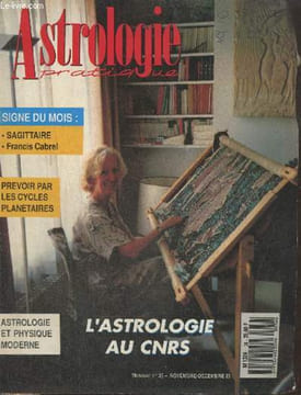 Astrologie pratique n°36 Novembre-décembre 1989 : L'astrologie au CNRS - Signe du mois Sagittarire Francis Cabrel - Prévoir par les cycles planétaires ...