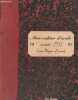 Mon cahier d'école - année 1932 - Cours moyen 2e année. Collectif