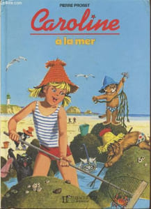 Caroline à la mer