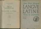 Langue latine - Classe de quatrième vocabulaire de base - exercices - versions et thèmes + Livre de documentation (en deux volumes). Hano A., Petiot ...