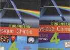 "Physique Chimie 4e (manuel) + ahier d'activités version corrigée pour les professeurs (en deux volumes) - Programme 2007 (Collection ""Durandeau"")". ...