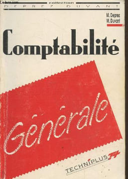 "Comptabilité générale - Enseignement supérieur (Collection ""M. Deprez et M. Duvant"")". Deprez Michel, Duvant Marcel
