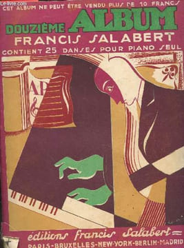 Douzieme album - contient 25 danses pour piano seul- pouet pouet, je r'vois paname, ca m'est egal, sally of my dreams, my sin, je m'appelle flossie, ...