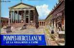 Guide avec reconstructions - Pompei Herculanum et la villa Iovis a Capri. ALFONSO DE FRANCISCIS, surintendant aux antiquites