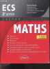 Maths ECS 2e Annee - 3e edition Actualisee - collection prepas sciences - objectifs, cours resume, methodes, vrai faux erreurs classiques, exercices ...